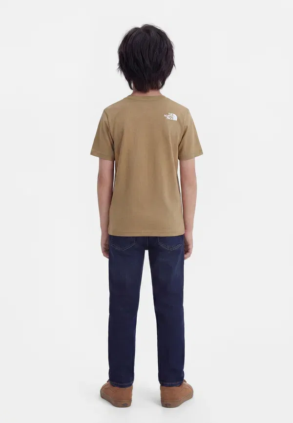 Футболка спортивная The North Face Teen New Tee, цвет кедр — фото 2