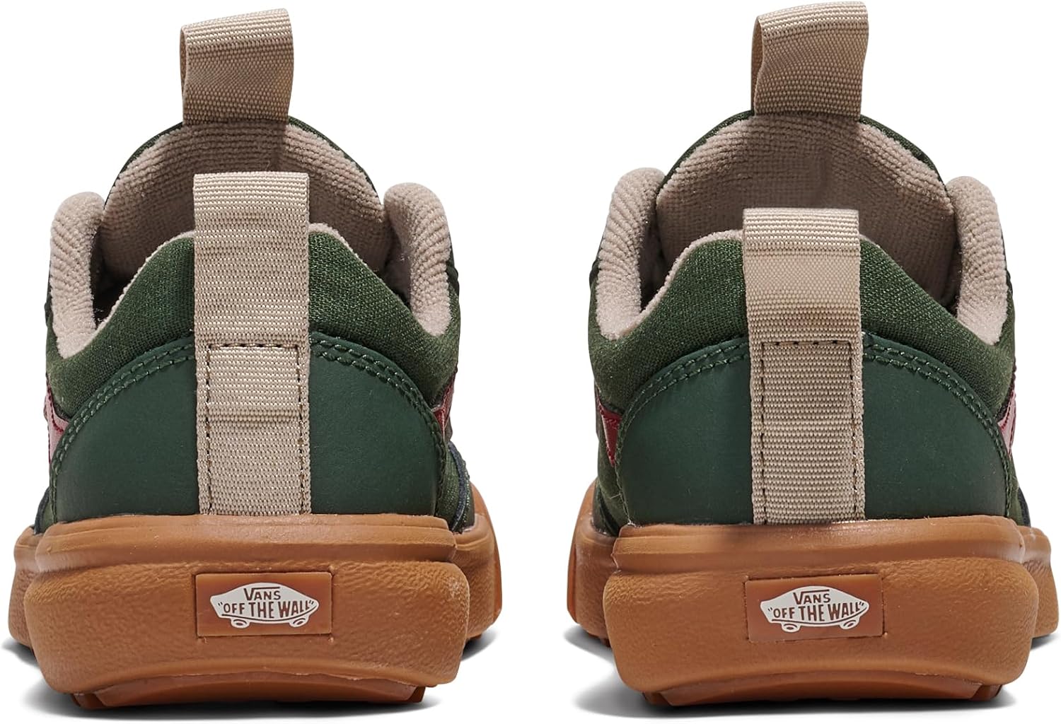 Кроссовки Vans для детей и подростков, Спортивная обувь для мальчиков и девочек для ходьбы, походов и моды, Outdoor Dried Kelp — фото 3