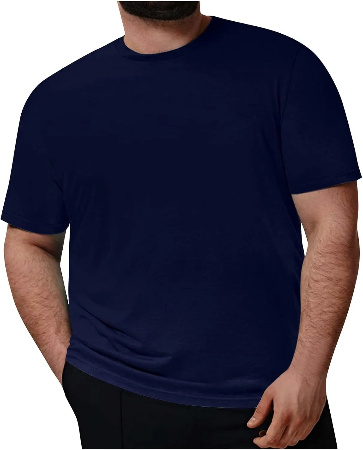 

Футболка мужская Casual Plus Size, короткий рукав, летняя, легкая,-7XL