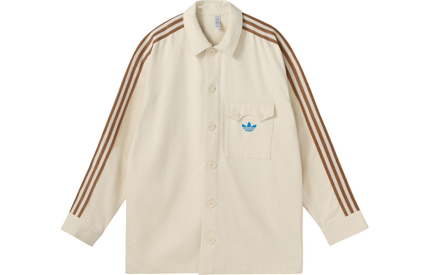 Adidas Originals Куртка Adicolor 70s мужская бежево-желтая, Beige Yellow — фото 2