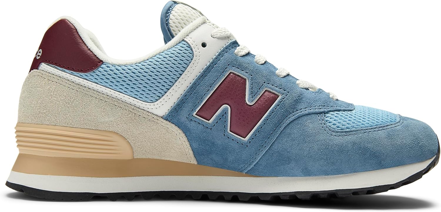 Кроссовки New Balance Unisex-Adult 574 V2 Unisex, Shoreline Blue/Stillwater — фото 3