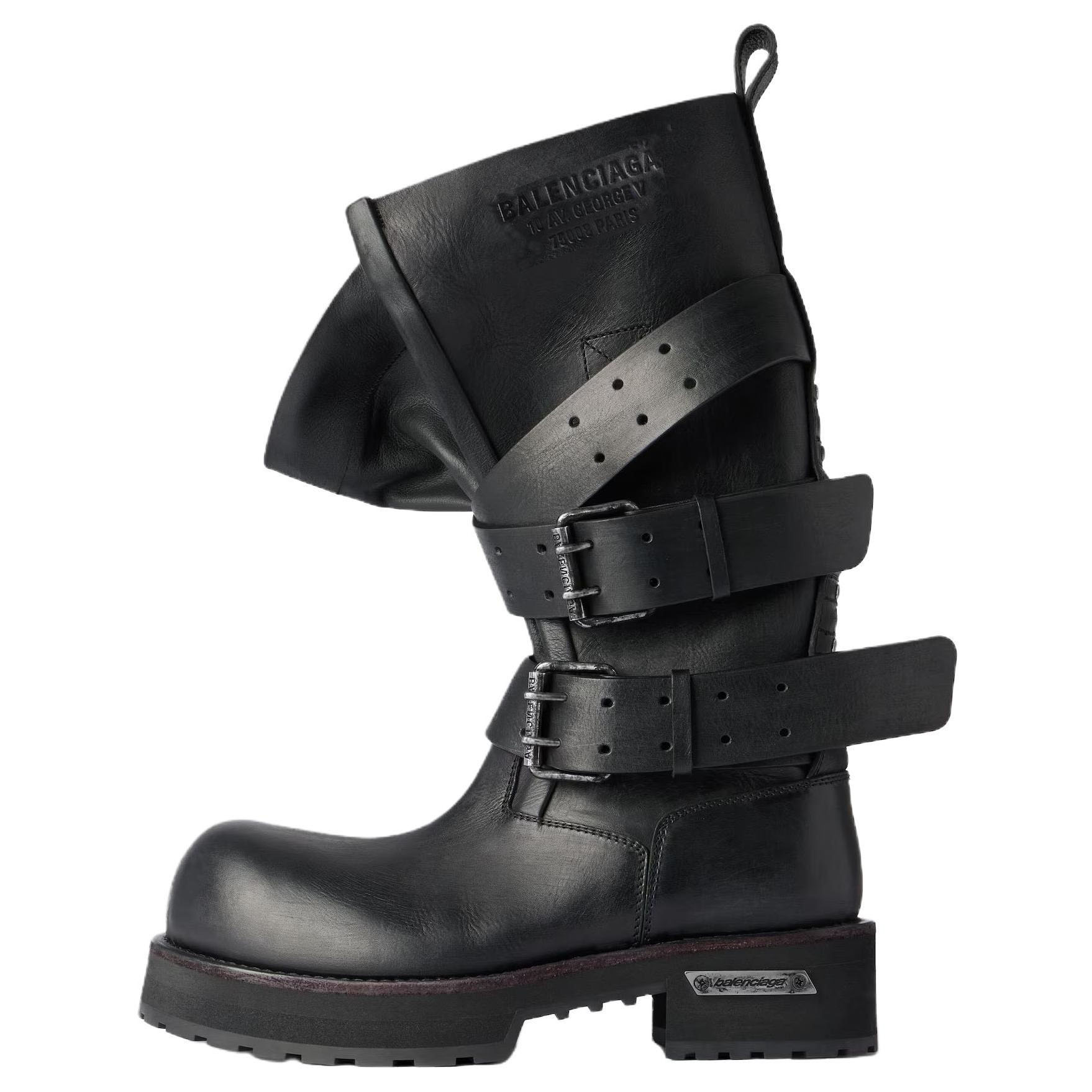 Balenciaga Сапоги Venom, женские, черные