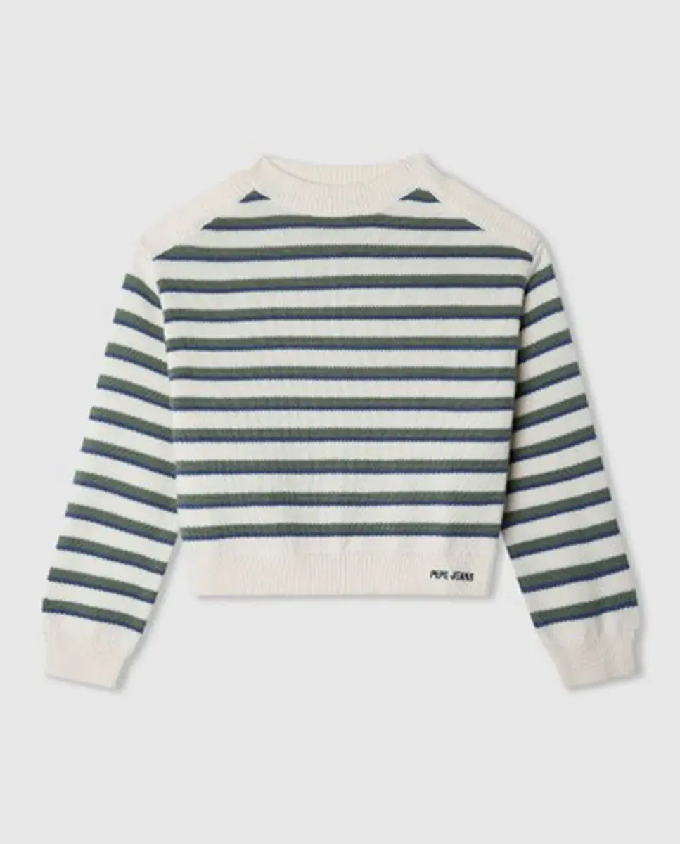 

Детский джемпер с открытыми плечами Beck Pepe Jeans, мультиколор