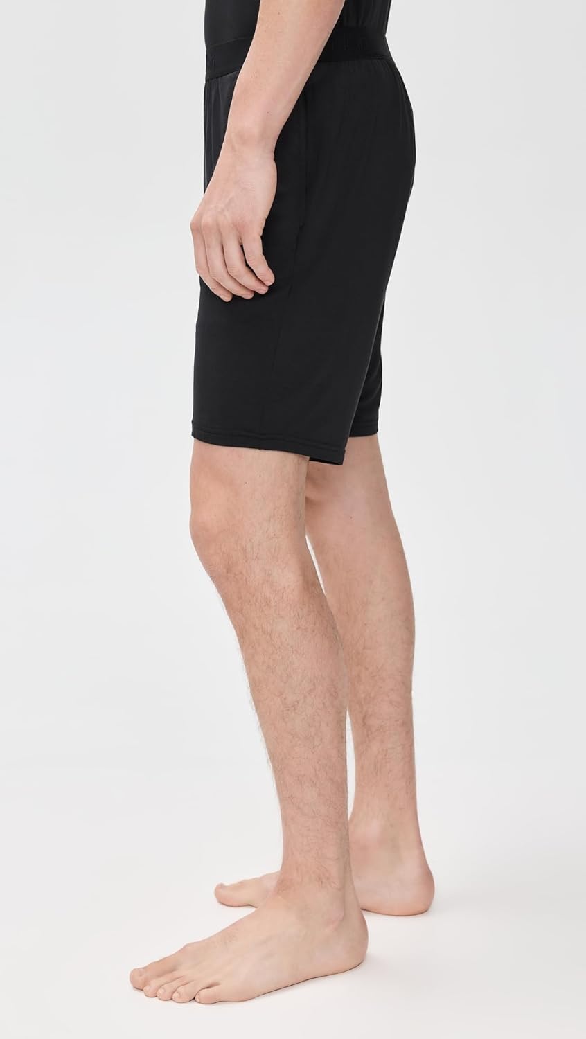 Мужские ультрамягкие шорты для сна Calvin Klein underwear из модала, Black — фото 4