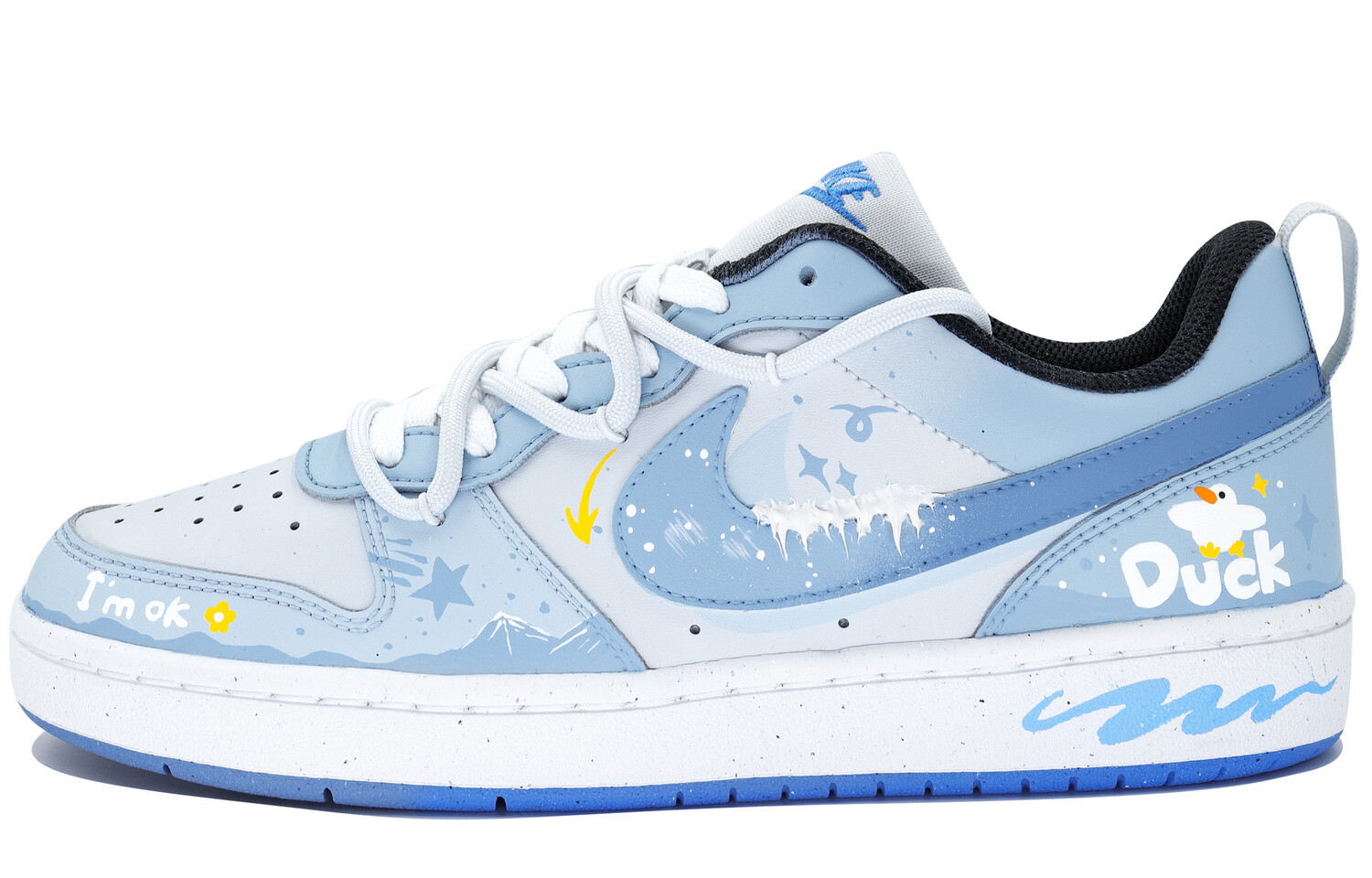 

Женские кроссовки для скейтбординга Nike Court Borough Low, Blue/Gray
