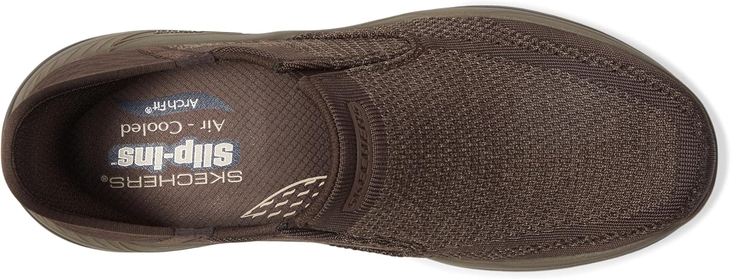 Кроссовки Skechers Mens Arch Fit Motley - Atlee, коричневый — фото 4