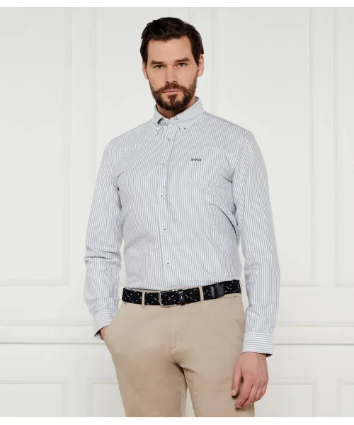 

Рубашка H-roan-bd-e-c1-243 Slim fit Boss, серый