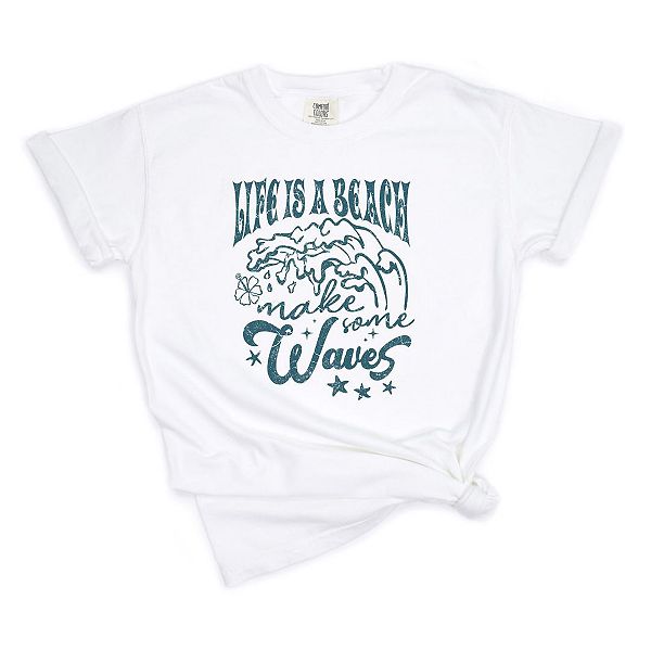 

Футболка Life'S a beach с эффектом поношенности и окрашенная в стиле garment dyed Simply Sage Market, White, Белый, Футболка Life'S a beach с эффектом поношенности и окрашенная в стиле garment dyed Simply Sage Market, White