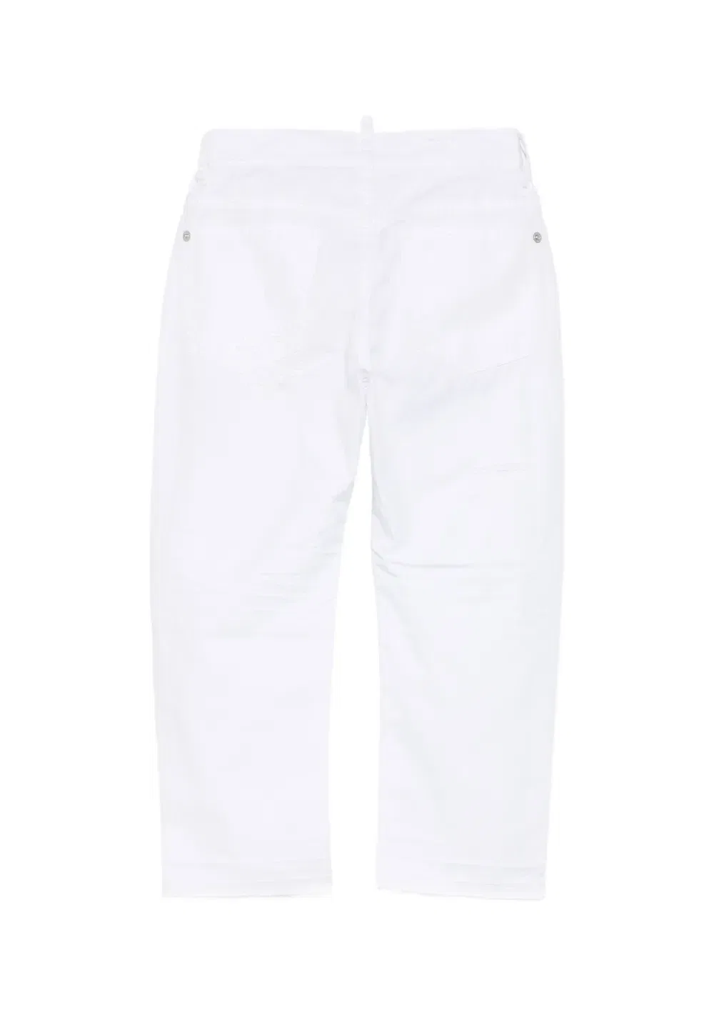 Джинсы с логотипом и эффектом потертости Dsquared2 Kids, белый — фото 2