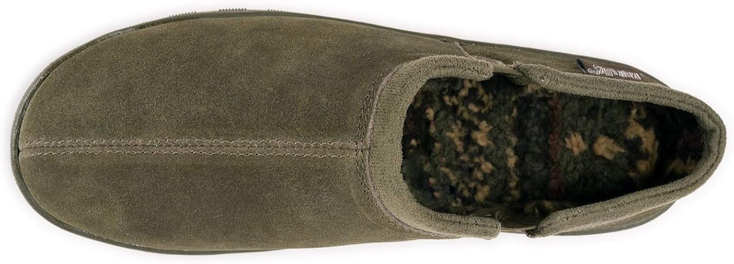 Muk LUKS Matt - Мужские сабо из замши с принтом в стиле бербер, Olive — фото 2