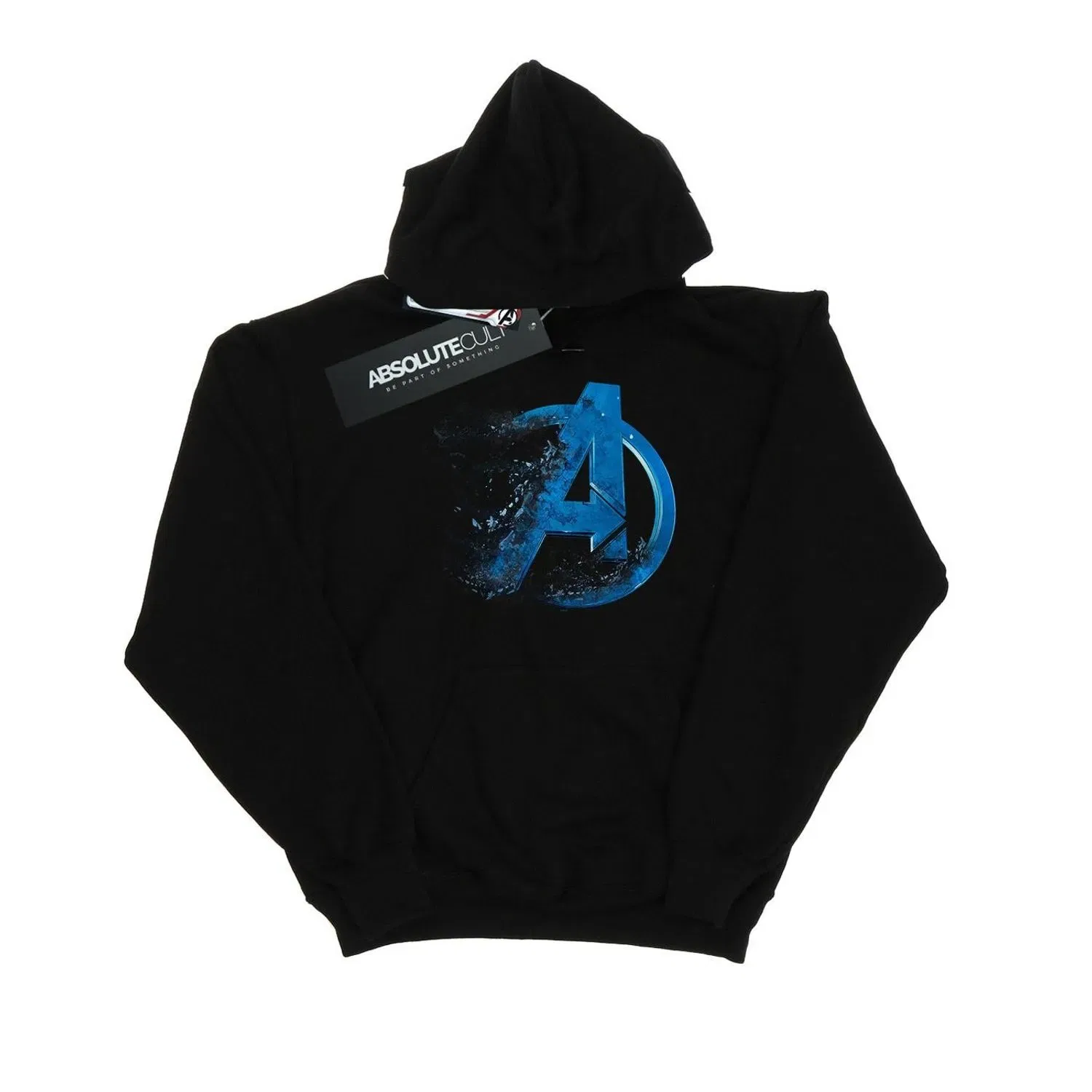 Худи Marvel Avengers Endgame Dusted Logo для мальчиков, черный — фото 2