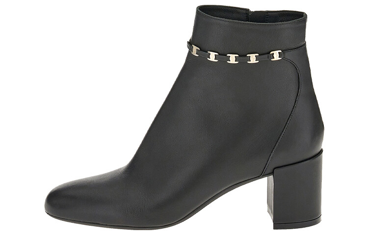 Сапоги Ferragamo Vara Bow Strap, черный