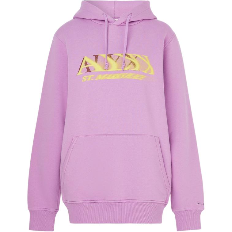 

Худи с принтом логотипа на шнурке 1017 ALYX 9SM, фиолетовый