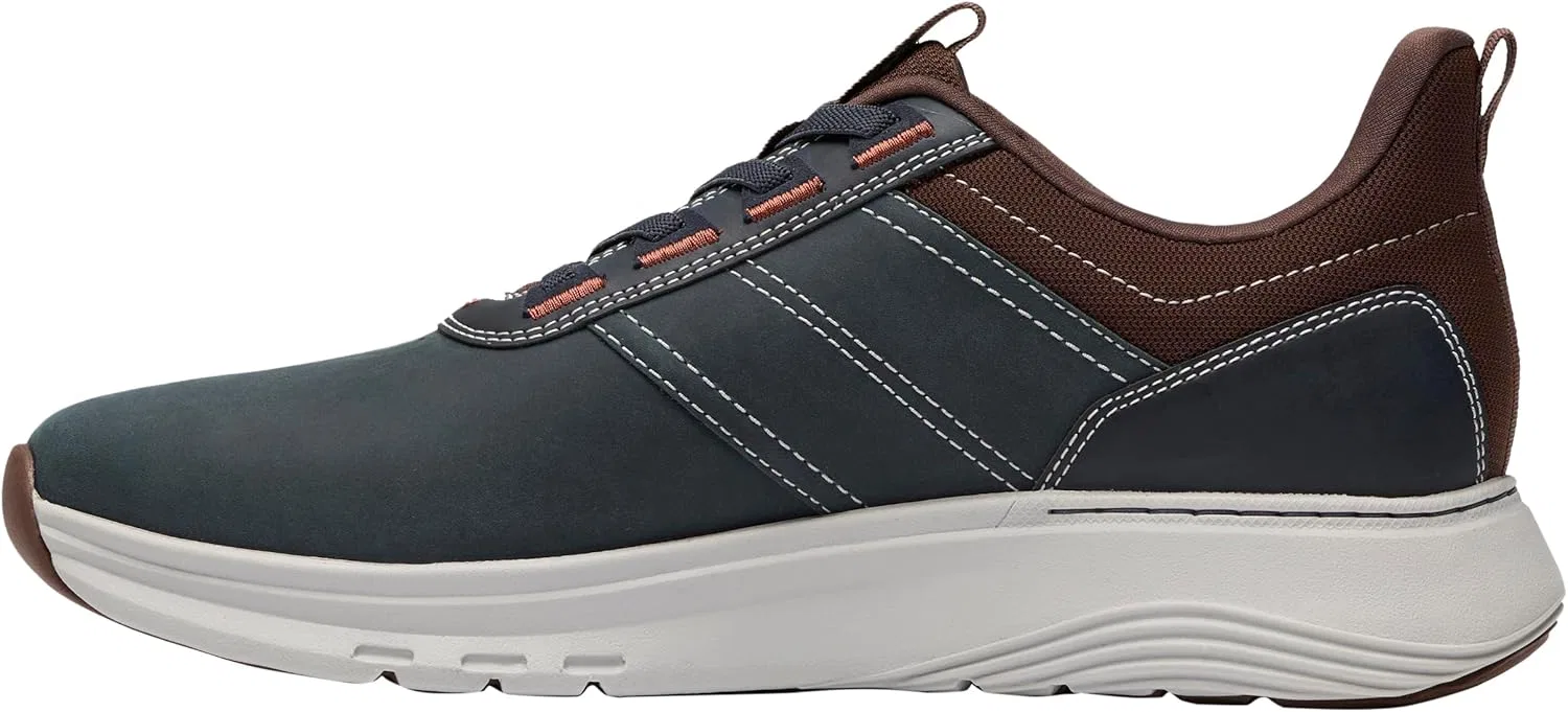 Мужские кроссовки Clarks Motion Trek Lx, Black Smooth — фото 2