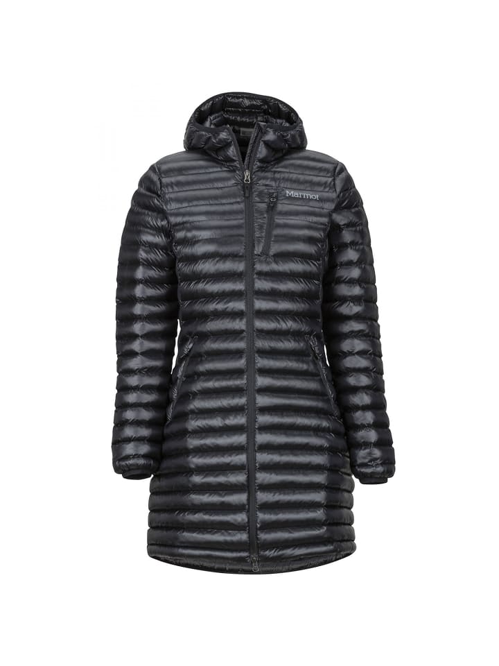 

Длинная толстовка без перьев AVANT черного цвета Marmot