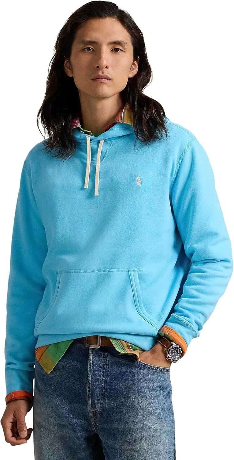 Мужская флисовая футболка с длинным рукавом POLO RALPH LAUREN, Neptune