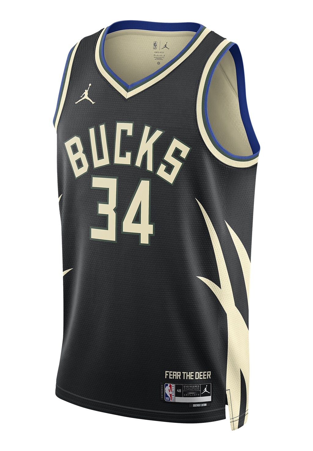 

Майка Nike NBA MILWAUKEE BUCKS NBA DF SWINGMAN STATEMENT, цвет Black/Antetokounmpo G