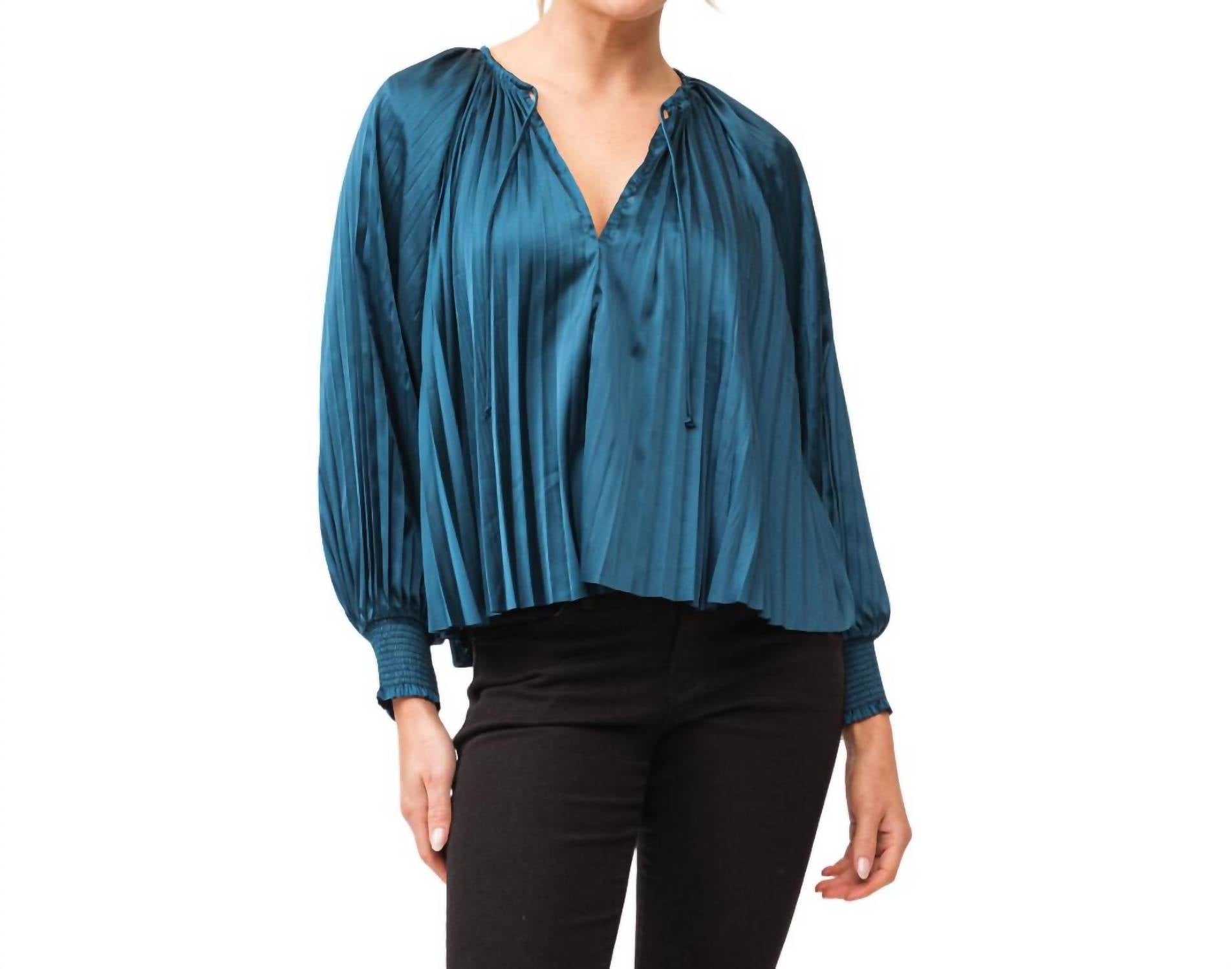 

Блуза Deletta Top в цвете Deep Teal DEAR JOHN DENIM