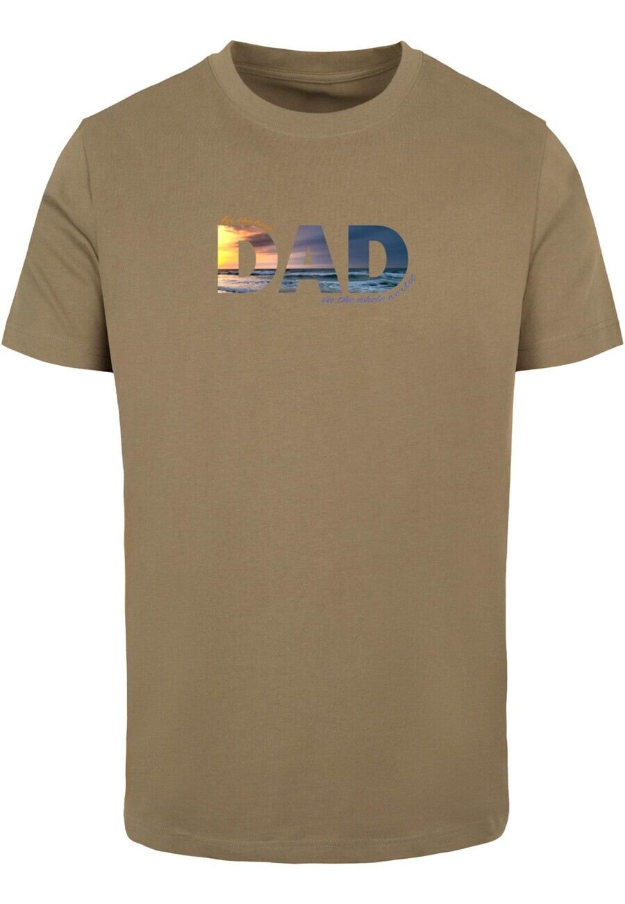 

Футболка Merchcode FOR THE BEST DAD, цвет Olive/Petrol