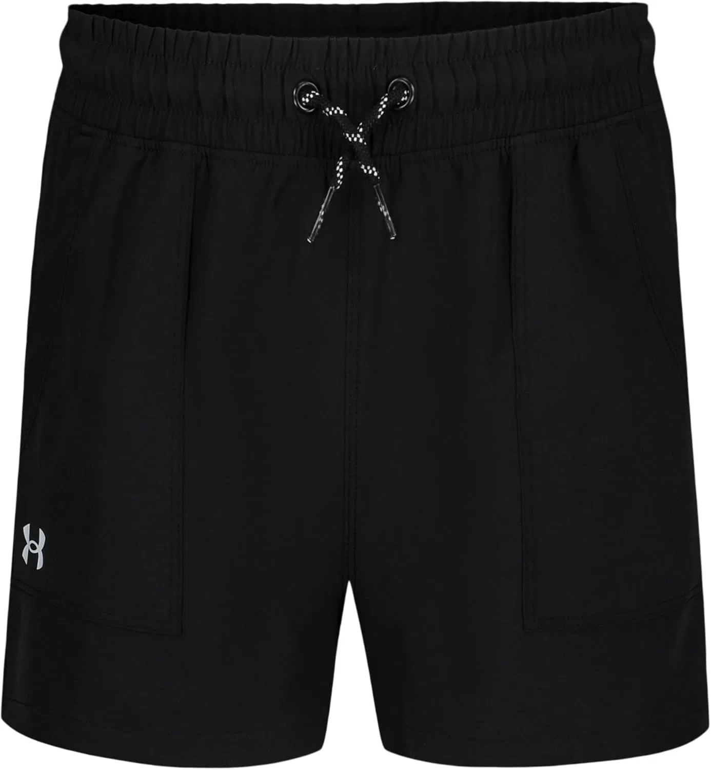 Шорты для девочек Active Woven, влагоотводящие, 4-сторонняя растяжка, Under Armour, Black