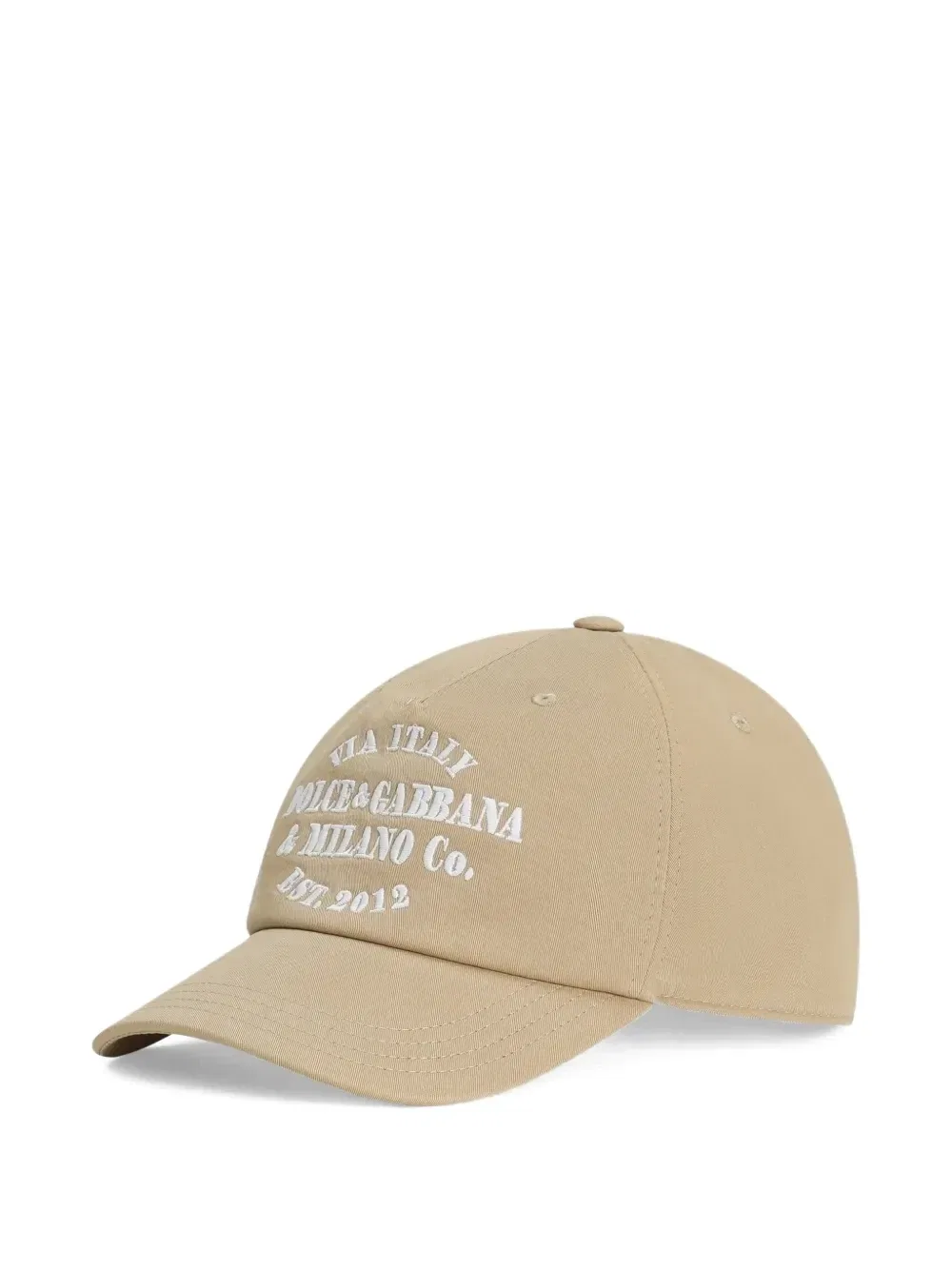 Бейсболка с вышивкой Dolce&Gabbana Milano Dolce & Gabbana Kids, бежевый