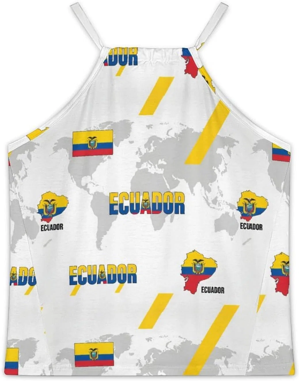 Женский топ-безрукавка South Africa Vest, белый, размерная линейка S-5XL — фото 3