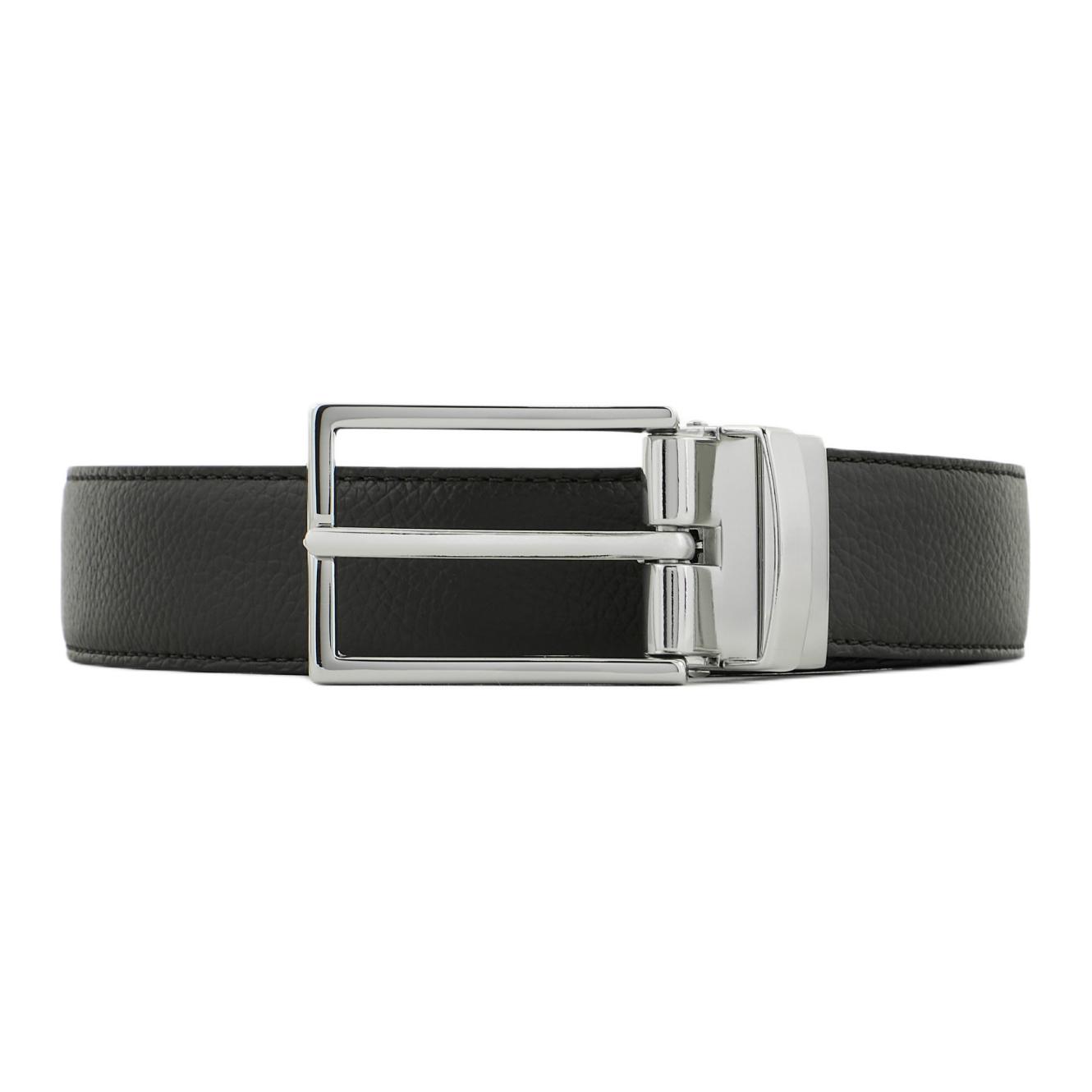 

EMPORIO ARMANI Реверсивный кожаный ремень, Black