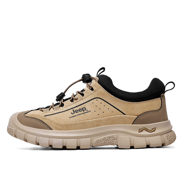 

Износостойкие и легкие низкие треккинговые ботинки для мужчин Jeep, sand
