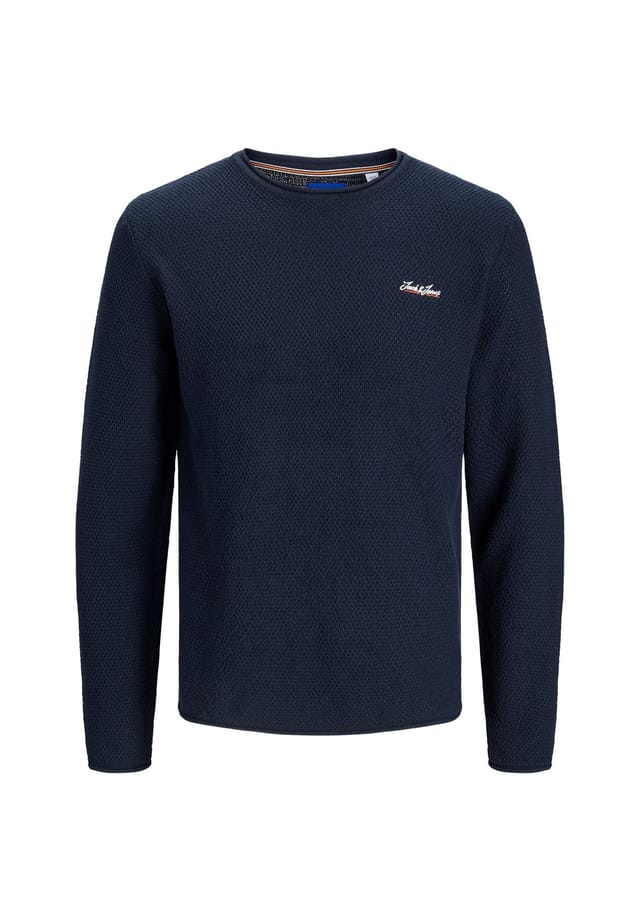 

Вязаный свитер paul tons pullover r-neck Jack & Jones, синий