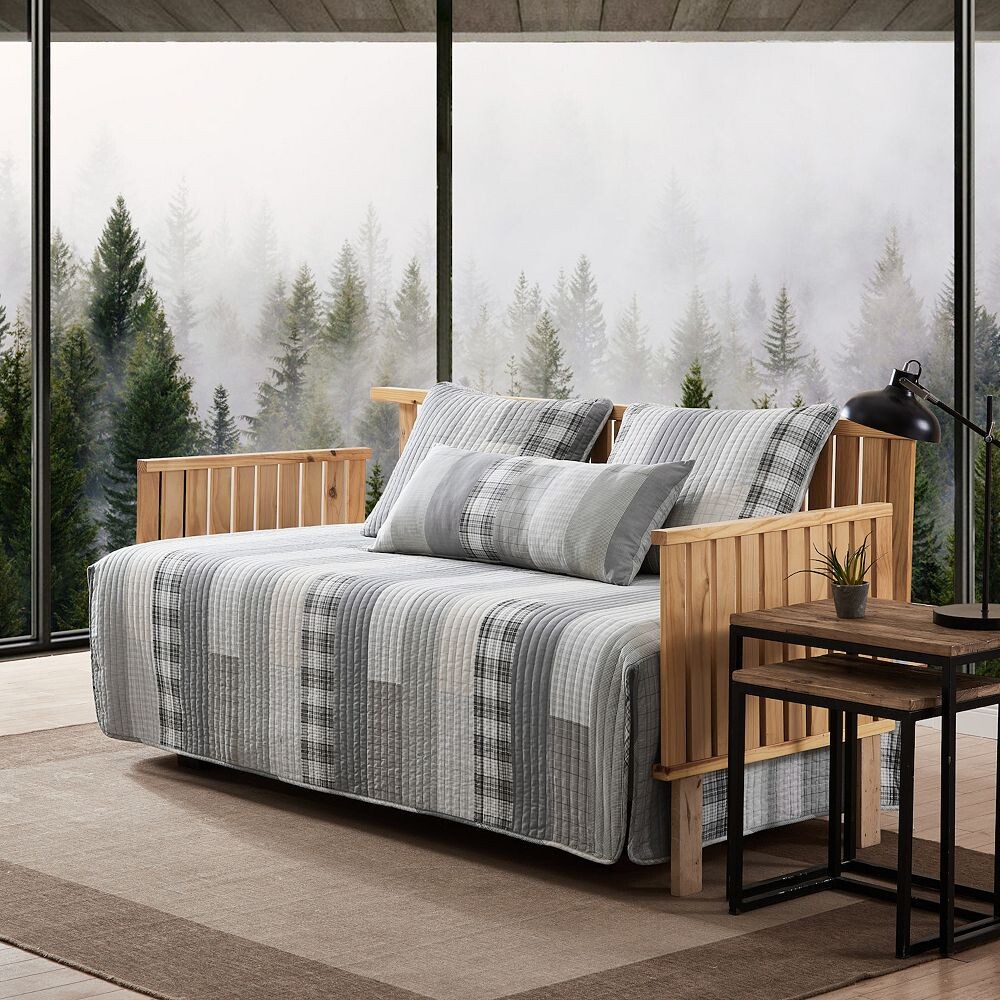 

Eddie Bauer Fairview Комплект одеял для кушетки с накидками, серый