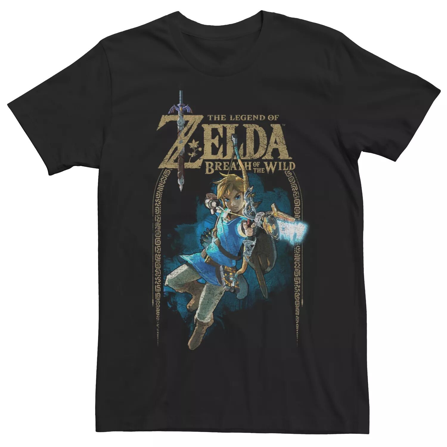 

Мужская футболка Zelda Breath of the Wild Link Archer Jump Tee Licensed Character