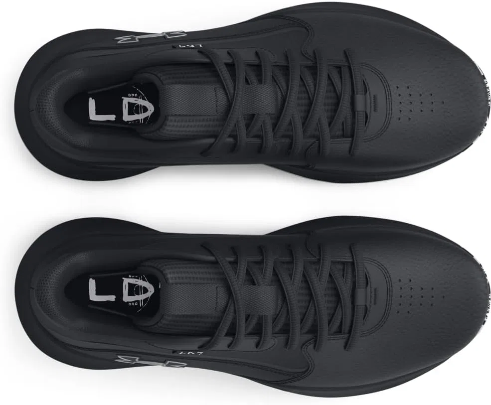 Баскетбольные кроссовки Under Armour GS Lockdown 7 (европейская версия), Black Metallic Silver — фото 4