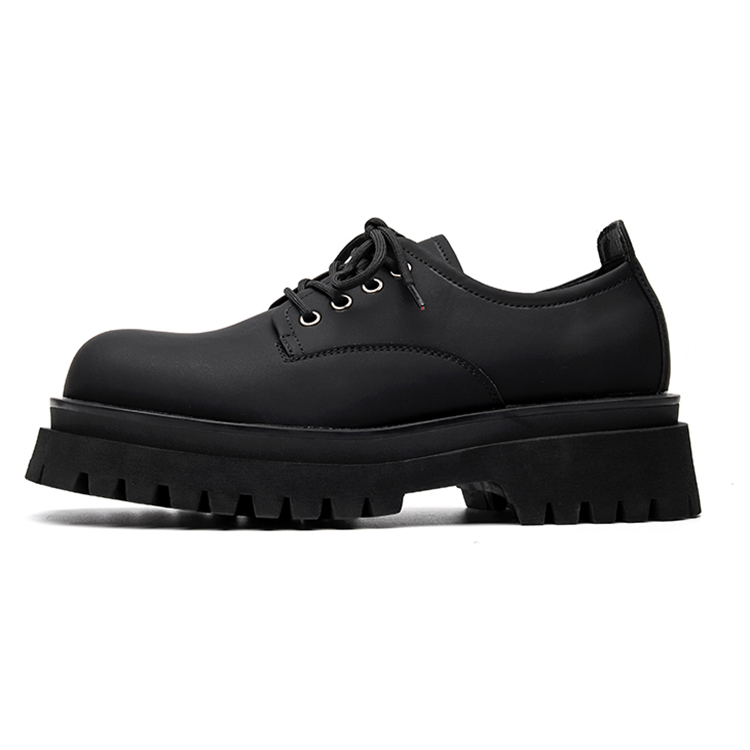 

YEDANI Черные мужские ботинки мартин до щиколотки однослойные, цвет Black Single Layer Shoes