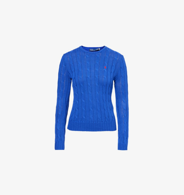 

Джемпер из хлопка с вышивкой Brand-Embroad Polo Ralph Lauren, цвет rugby royal