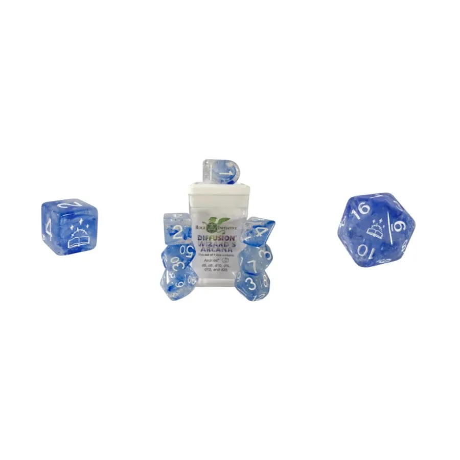 

Набор Diffusion Poly — Тайны Волшебника с символами классов (7), Class & Creature Dice - Poly Sets