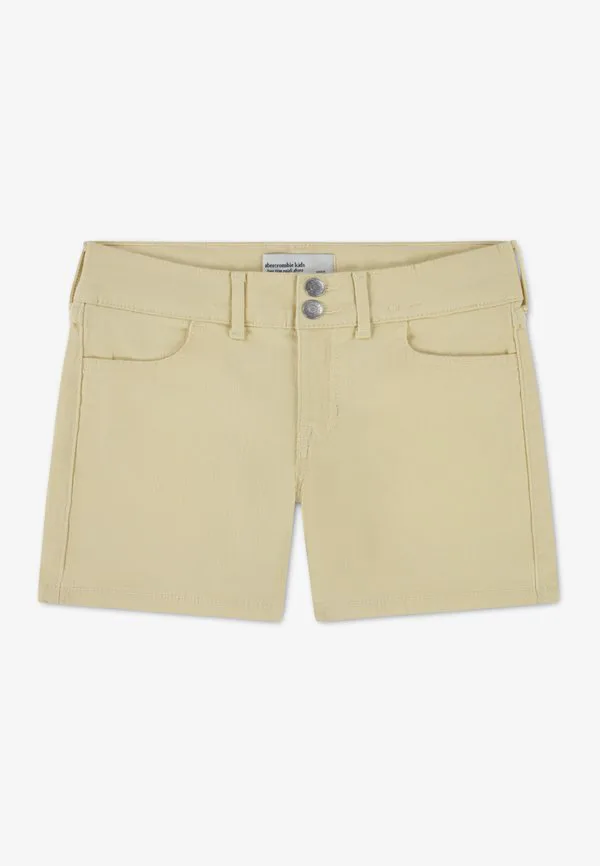 Джинсовые шорты Abercrombie & Fitch, Light Yellow