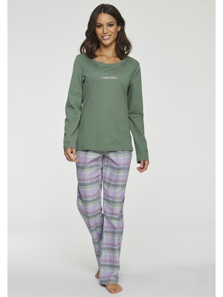 

VIVANCE DREAMS Пижама в фиолетовую клетку