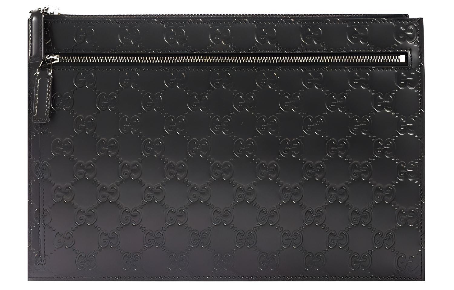 

GUCCI Кожаная клатч мужская черная