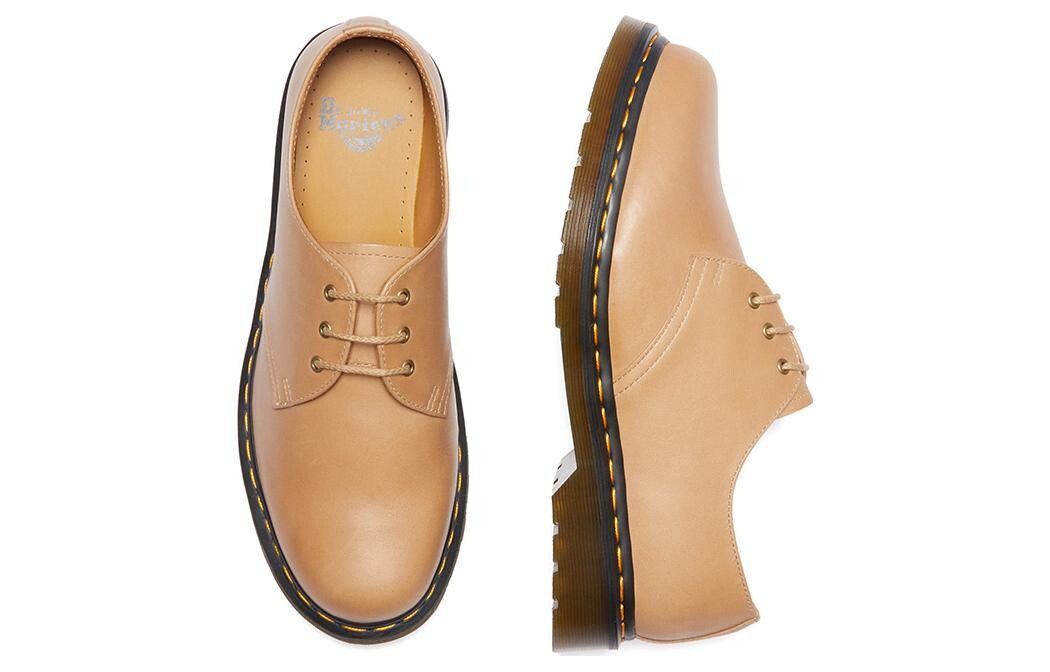 Dr.Martens 1461 Мужская повседневная обувь унисекс, Beige — фото 4