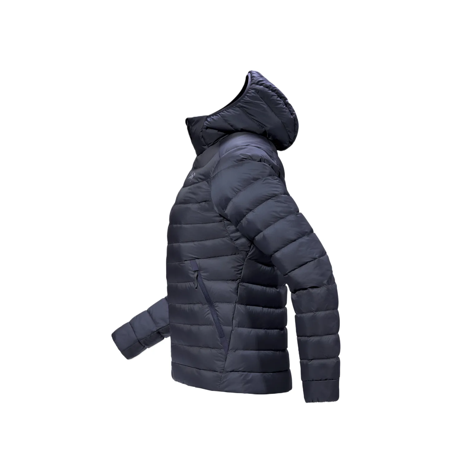 Женская пуховая куртка Cerium Hoody Arcteryx, Black Sapphire/Black Sapphire — фото 4