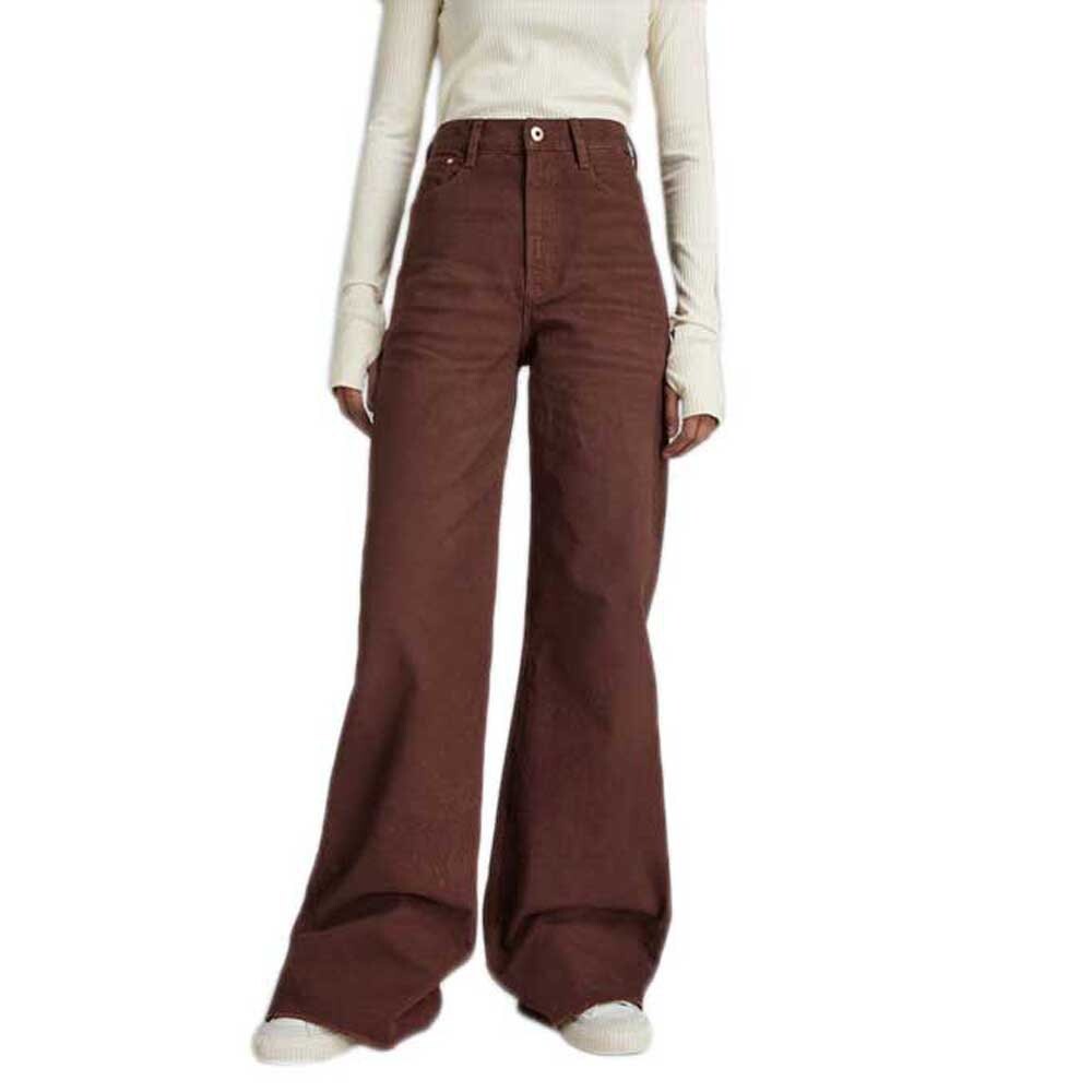 

Джинсы G-Star Deck Ultra Wide Leg High Waist, коричневый