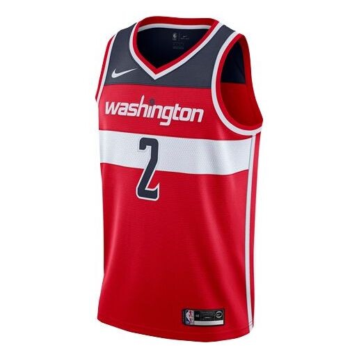 

Футболка nba jersey icon edition washington wizards john wall basketball red Nike, красный