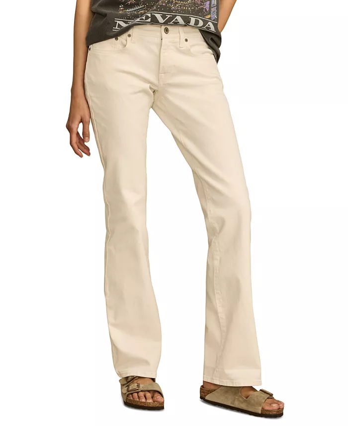 

Женские джинсы Sweet Bootcut средней посадки Lucky Brand, белый