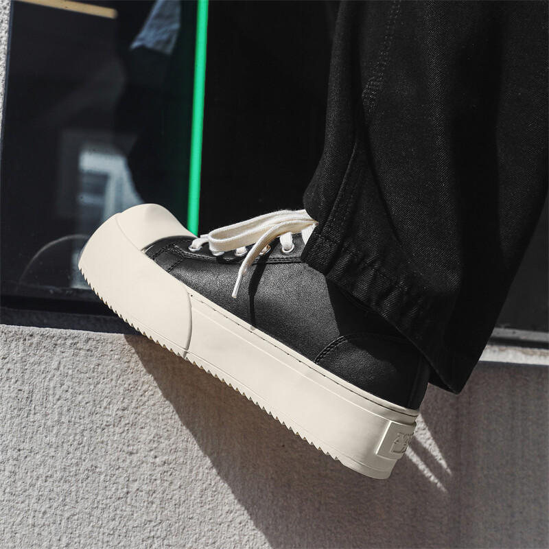 Кеды, обувь для скейтборда унисекс с низким верхом Chi Wolf, цвет Black Fleece-Lined — фото 3