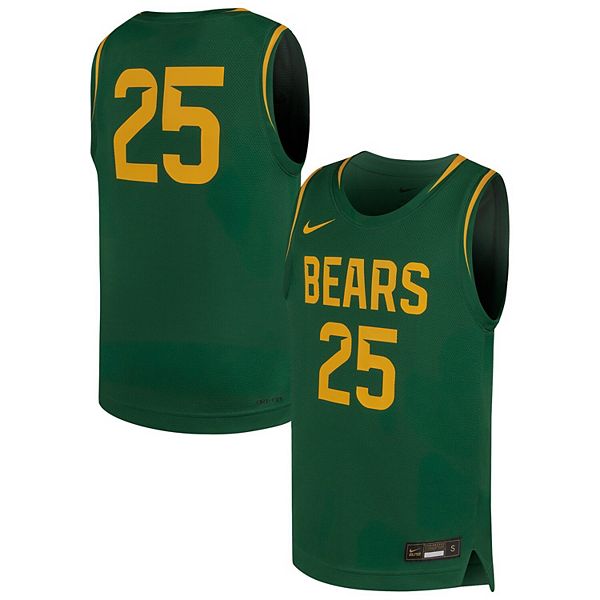Молодежная баскетбольная майка Baylor Bears #25 forest green Nike — фото 2