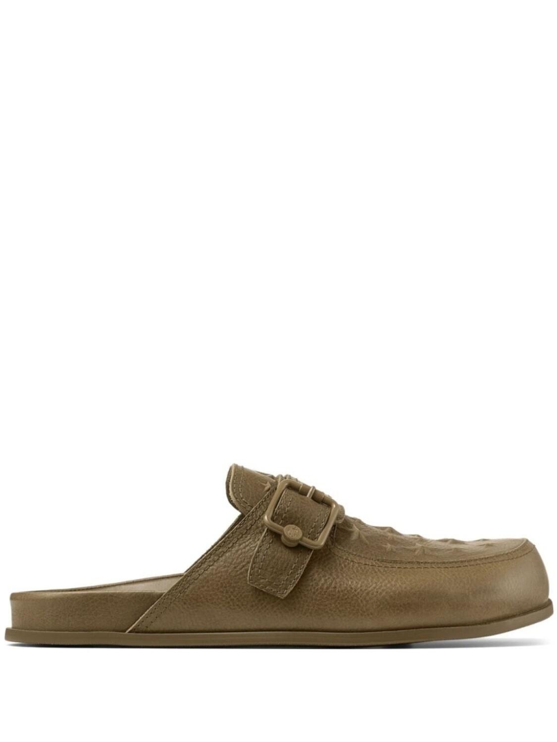 

Jimmy Choo мюли Etta с тиснением, зеленый