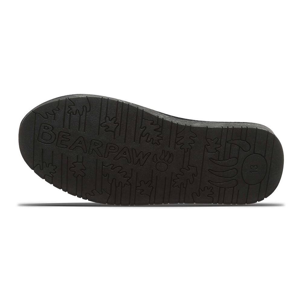 Замшевые зимние ботинки для девочек Bearpaw Emma, черный — фото 3