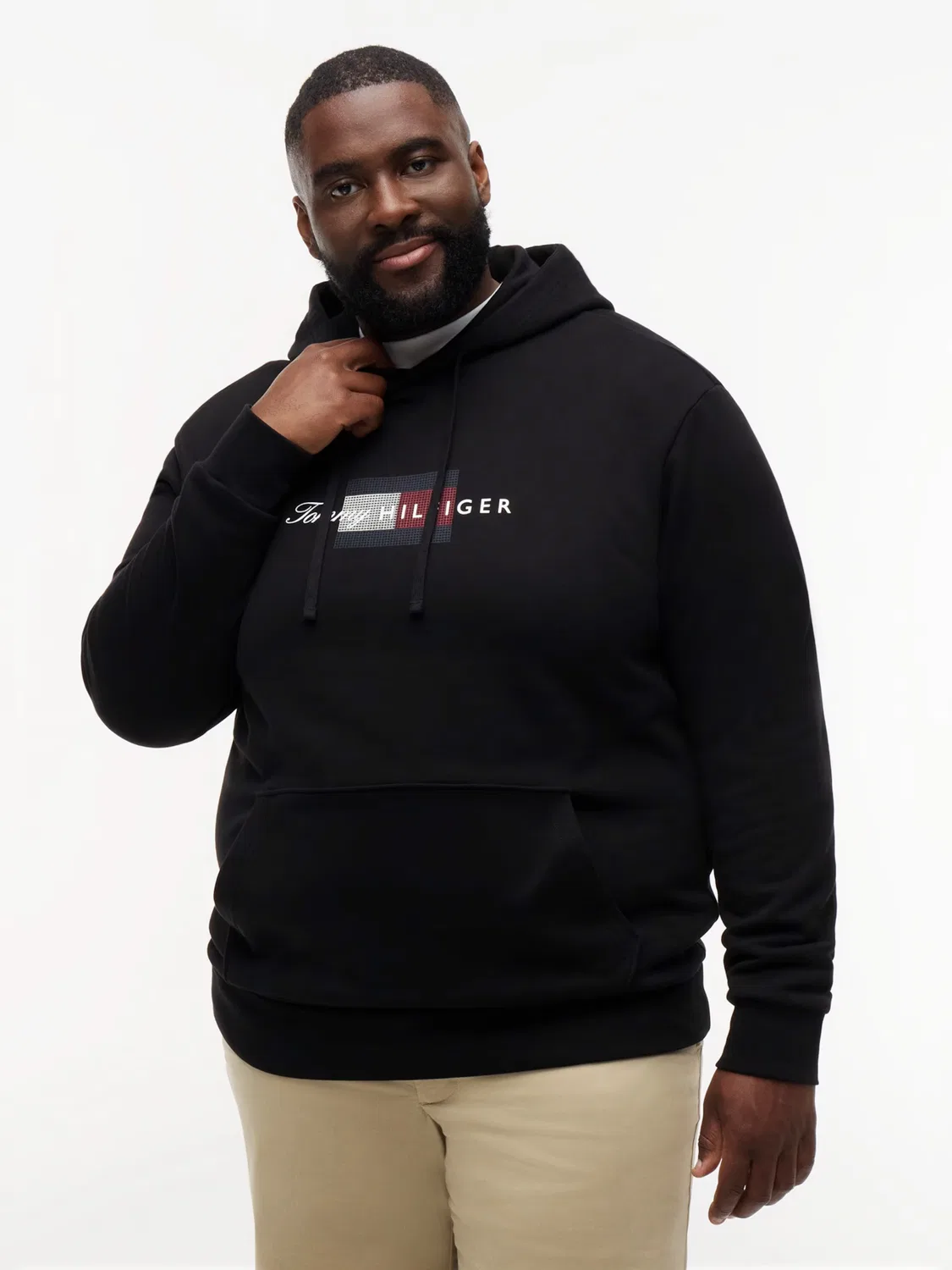 Толстовка Tommy Hilfiger Big & Tall, Black — фото 3