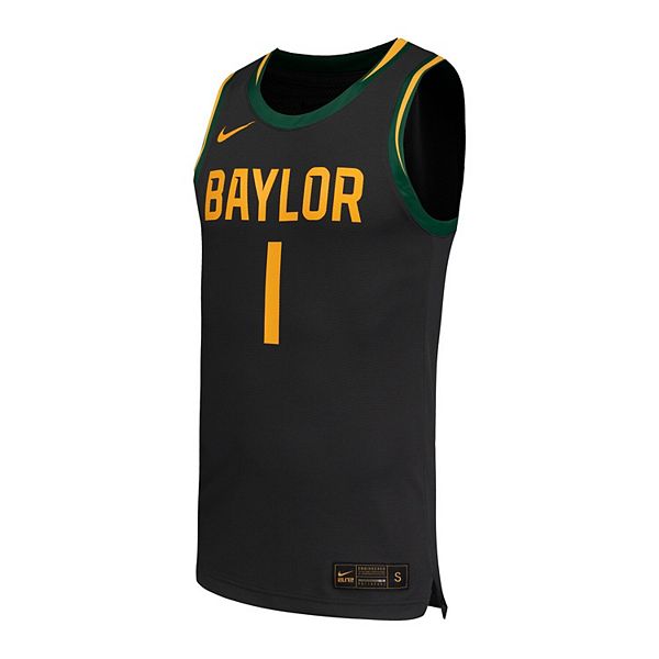 Мужская баскетбольная майка Baylor Bears #1 черная Nike — фото 3