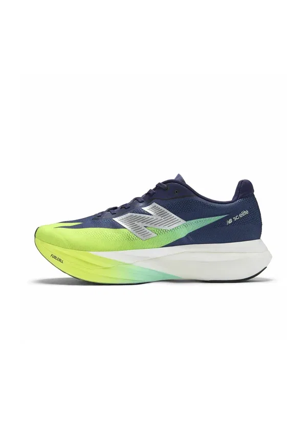 Кроссовки для бега по шоссе New Balance Sc elite v5 London Marathon, цвет ежевичный послесвечение